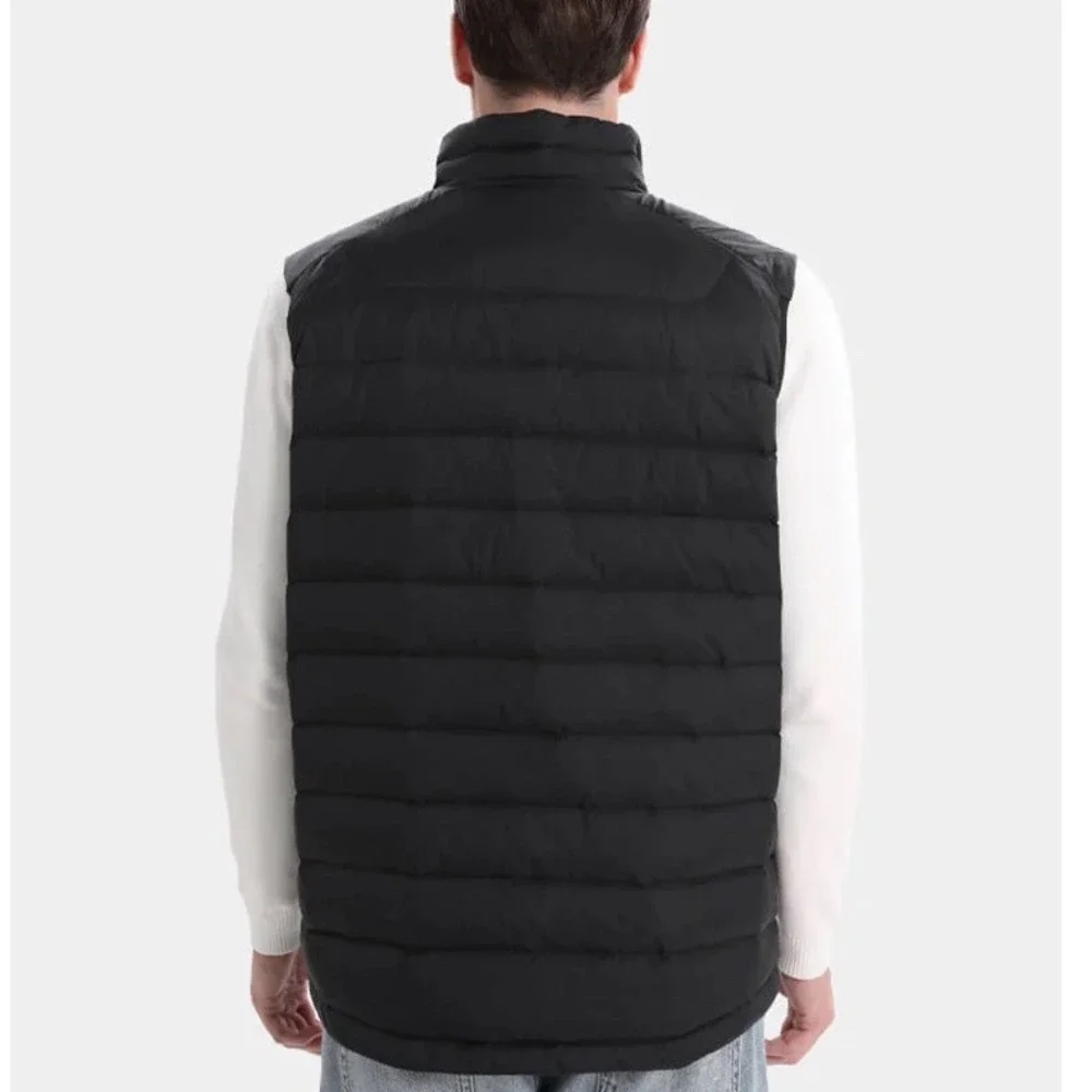 Venustas Recycled Heated Lightweight Down Vest 7.4V, EM29 Black Small New W/ Tag